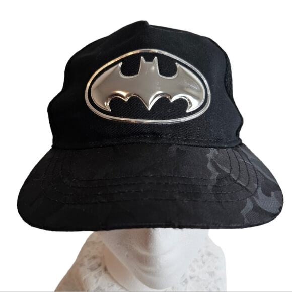 Camo Mirror BATMAN Symbol Meshback Snapback O/S Mesh Snapback Cap - Picture 1 of 9